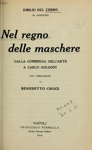 Cover of: Nel regno delle maschere by Emilio del Cerro