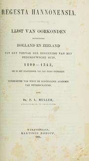 Cover of Regesta Hannonensia by pieter lodewijk muller