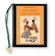 Cover of: African love poems and proverbs