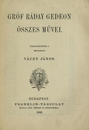 Cover of: Összes művei
