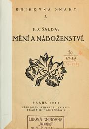 Cover of: Umění a náboženství by František Xaver Šalda