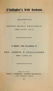 Cover of: O'Gallagher's Irish sermons = by O'Gallagher, James bp. of Raphoe