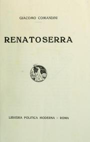 Cover of: Renato Serra
