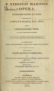 Cover of: Opera by Publius Vergilius Maro