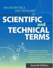 Cover of: McGraw-Hill Dictionary of Scientific and Technical Terms