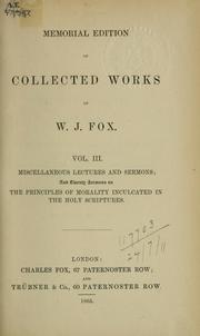 Cover of: Memorial edition of collected works