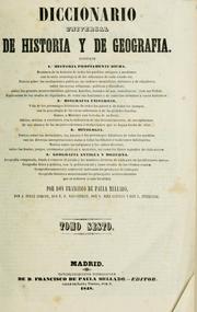 Cover of: Diccionario universal de historia y de geografia