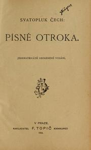 Cover of: Písně otroka by Svatopluk Čech