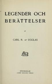 Cover of: Legender och berättelser