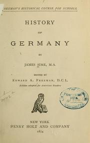 Cover of: ...History of Germany