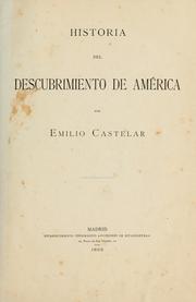 Cover of: Historia del descubrimiento de América