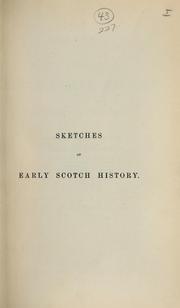 Cover of: Sketches of early Scotch history and social progress by Cosmo Nelson Innes
