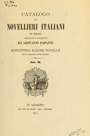 Catalogo dei novellieri italiani in prosa by Giovanni Papanti