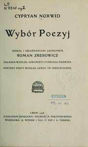 Cover of: Wybór poezyj by Cyprian Norwid