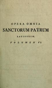 Cover of: Lucii Cæcilii Firmiani Lactantii Opera omnia by Lactantius