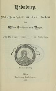 Cover of: Habsburg: Märchenspiel in drei Acten