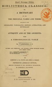 Cover of: Bibliotheca classica