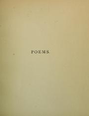 Cover of: Poems