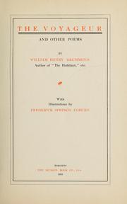 Cover of: The voyageur and other poems: With illustrations by Frederick Simpson Coburn