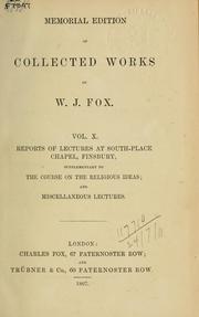 Cover of: Memorial edition of collected works