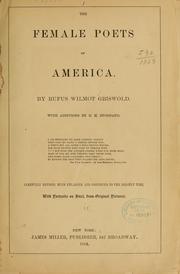 Cover of: The female poets of America...