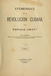 Efemérides de la revolución cubana by Enrique Ubieta