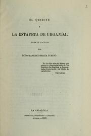 Cover of: El Quijote y la Estafeta de Urganda: ensayo crítico