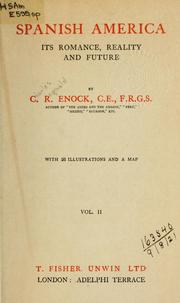 Cover of: Spanish America by Enock, C. Reginald