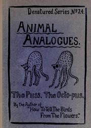 Cover of: Animal analogues: Verses and illustrations.