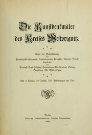 Cover of: Die Kunstdenkmäler der Provinz Brandenburg by Brandenburg (Province) Provinzialverband