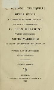 Cover of: Opera omnia by Suetonius
