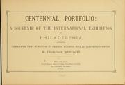 Cover of: Centennial portfolio by Thompson Westcott, Thompson Westcott