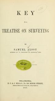 Cover of: Key to a treatise on surveying