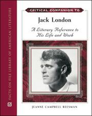 Cover of: Critical companion to Jack London