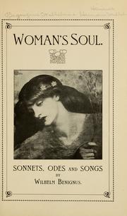 Cover of: Woman's soul: Sonnets, odes and songs