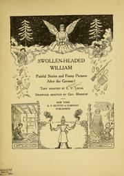 Cover of: Swollen-headed William by E. V. Lucas