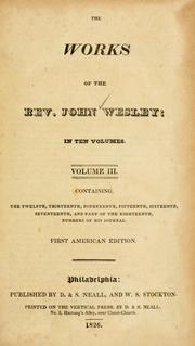 Cover of: The Works of the Rev. John Wesley