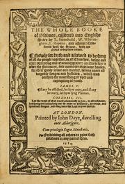 Cover of: The Whole booke of Psalmes collected into Englishe metre by Thomas Sternhold