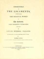 Cover of: Engravings of the ligaments by Edward Mitchell, Edward Mitchell