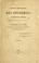 Cover of: Histoire chronologique des épidémies du nord de l'Afrique