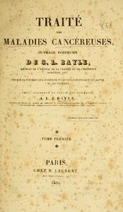 Cover of: Traité des maladies cancéreuses