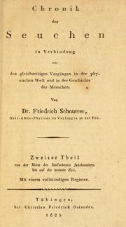 Chronik der Seuchen by Friedrich Schnurrer