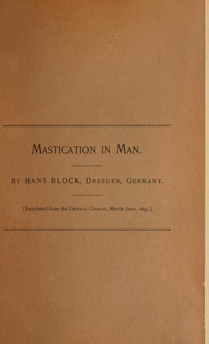 Essays by Hans Block