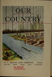 Cover of: Our country