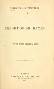 Notice to gas consumers by Boston Gas Light Company