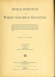 Cover of: Musical instruments at the World's Columbian Exposition by Frank D. Abbott