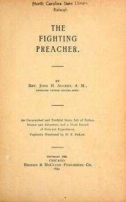 Cover of: The fighting preacher by John H. Aughey