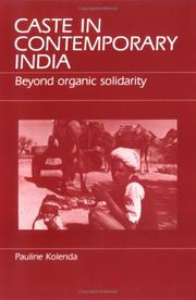 Cover of: Caste in Contemporary India: Beyond Organic Solidarity