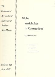 Cover of: Globe artichokes in Connecticut