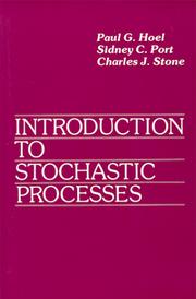 Cover of: Introduction to Stochastic Processes